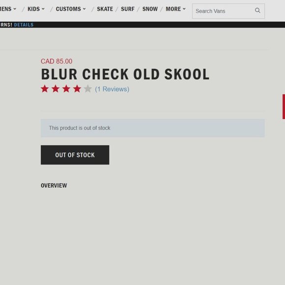 Vans Blur Check Old Skool - Picture 9 of 9